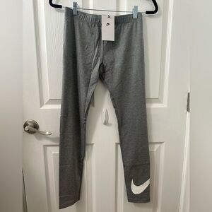 Nike NSW Swoosh Tights Big Kids girls gray Leggings | Kids size  Medium